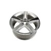 19x8.5-Inch Aluminum Wheel - 5-Spoke Silver