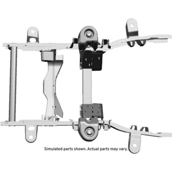 Chassis Frame with Crossmembers, Nuts, and Bolts