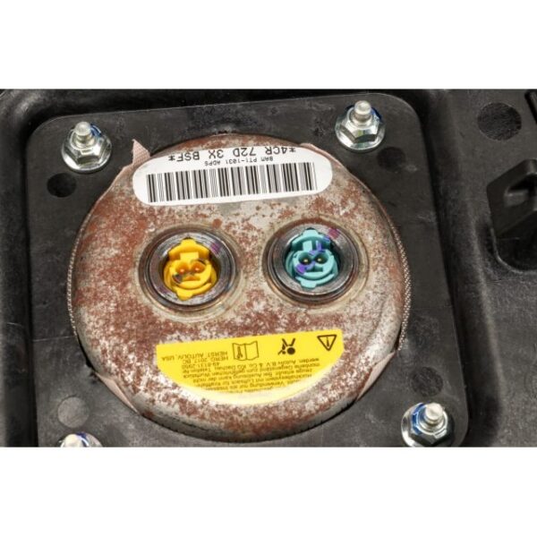 Black Steering Wheel Airbag